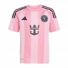 Youth Messi Home Pink 25 Replica Jersey