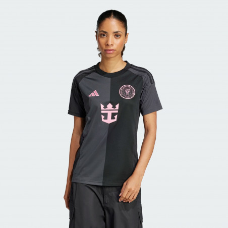 Womens Messi Away Black Jersey