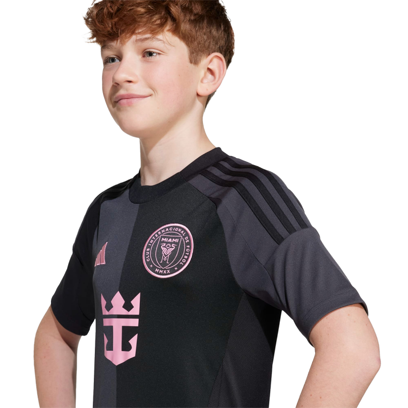 Youth Away Blank Black 25 Replica Jersey
