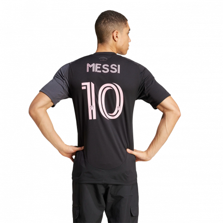 Mens Messi Away Black 25 Replica Jersey