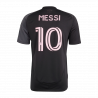 Mens Messi Away Black 25 Replica Jersey