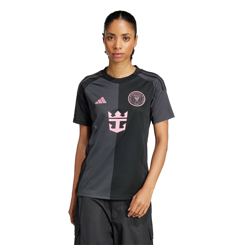 Womens Messi Away Black Jersey