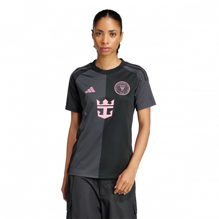 Womens Messi Away Black Jersey