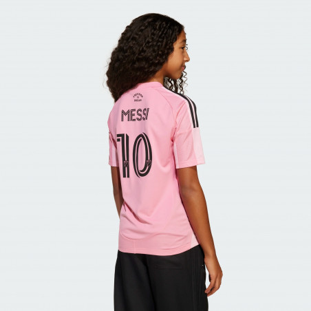 Youth Messi Home Pink 25 Replica Jersey