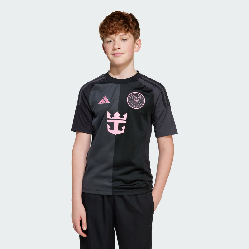 Youth Away Blank Black 25 Replica Jersey