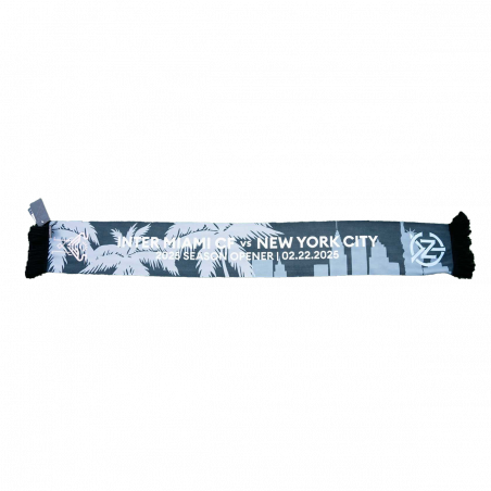 MIA V NYC 25 Home Opener Black Scarf